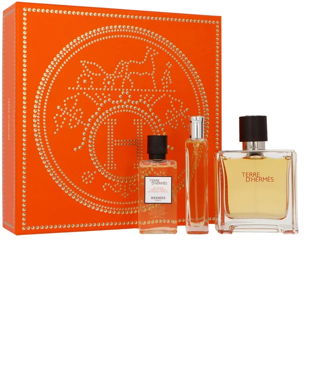 Hermès Set Terre Hermes Pp, 75 ml Mini, 15 ml Hbsg, 40 ml@
