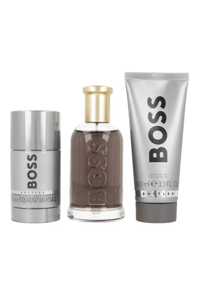 HUGO BOSS Boss Bottled rinkinys vyrams (EDP, 100 ml + dušo želė, 100 ml + dezodorantas, 75 ml)