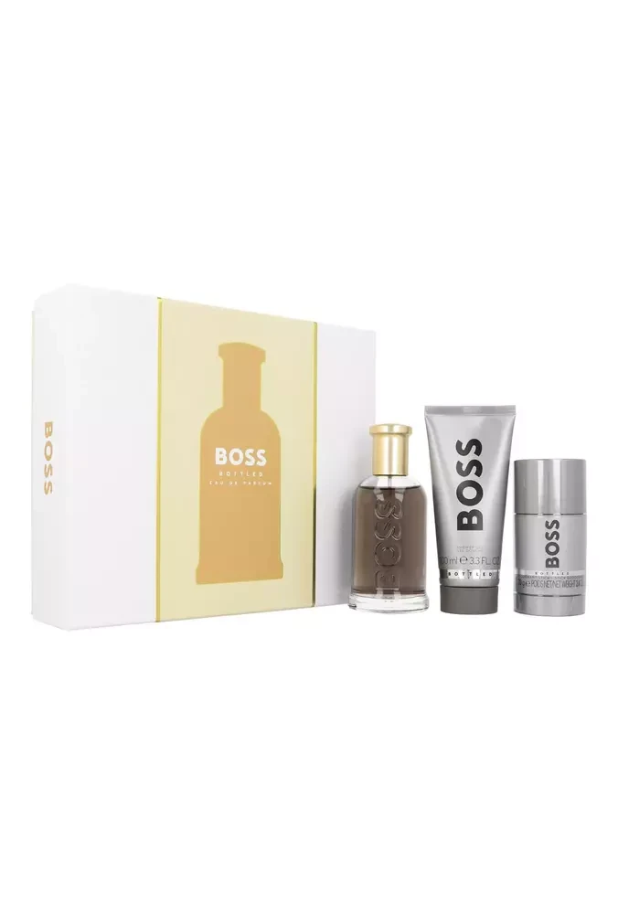 HUGO BOSS Boss Bottled rinkinys vyrams (EDP, 100 ml + dušo želė, 100 ml + dezodorantas, 75 ml)