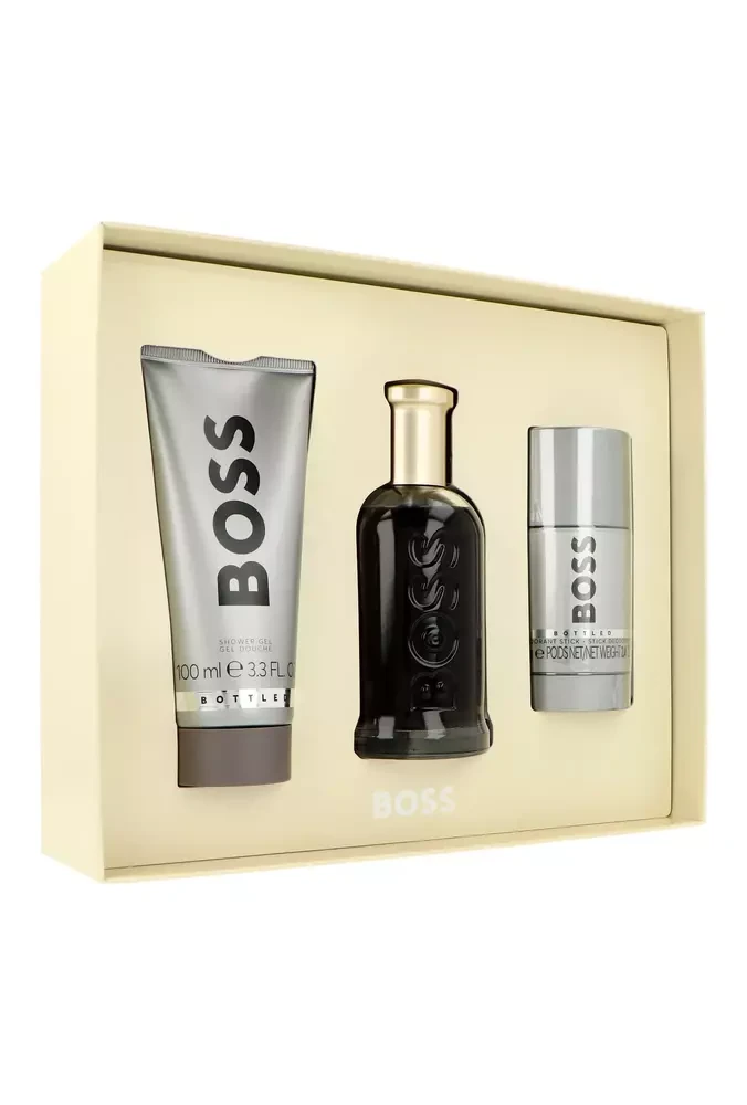 HUGO BOSS Boss Bottled rinkinys vyrams (EDP, 100 ml + dušo želė, 100 ml + dezodorantas, 75 ml)