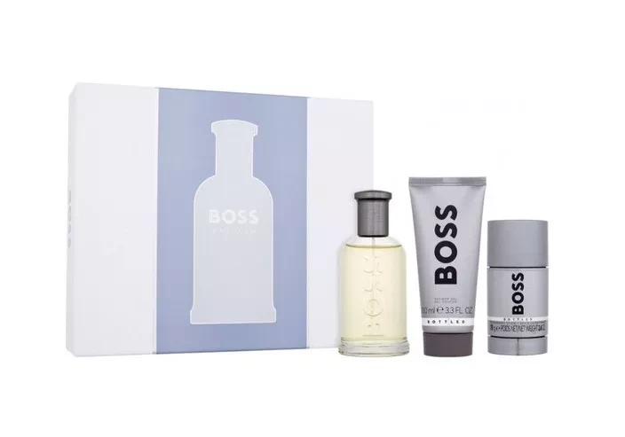 Hugo Boss BOSS Bottled rinkinys vyrams (EDT, 100 ml + dušo želė, 100 ml + dezodorantas, 75 ml)
