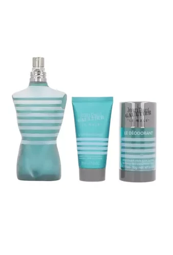 Jean Paul Gaultier Le Male rinkinys vyrams (EDT, 125 ml + balzamas po skutimosi, 50 ml + dezodorantas, 75 g)