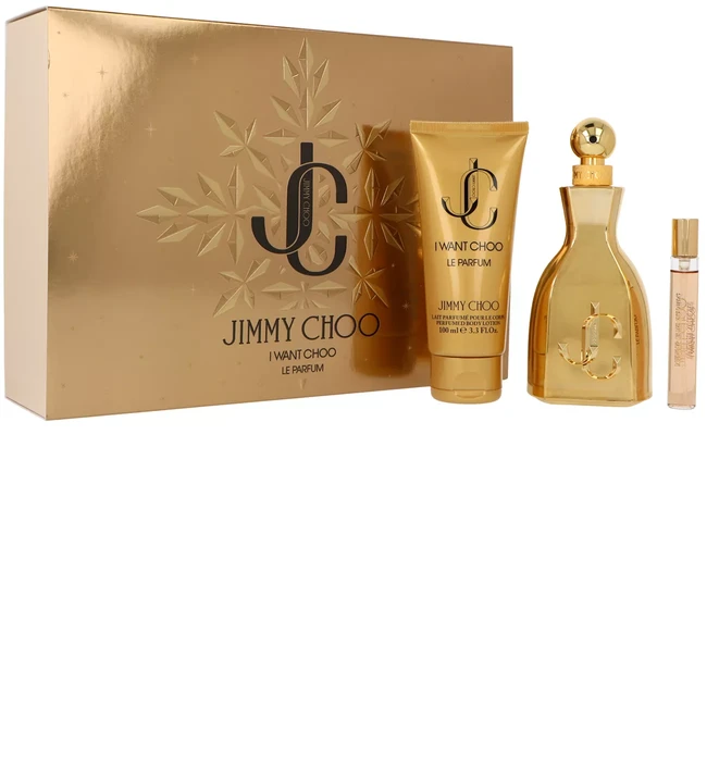 Set Jimmy Choo I Want Choo Parfum 100ml + Parfum 7,5ml + Losjonas kūnui 100ml