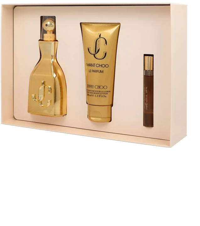 Set Jimmy Choo I Want Choo Parfum 100ml + Parfum 7,5ml + Losjonas kūnui 100ml