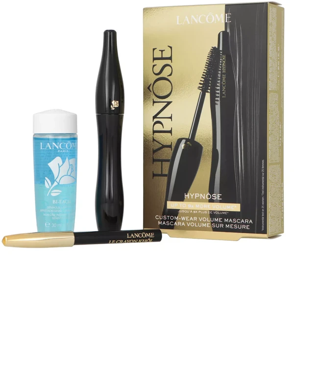 Lancome LANCOME RINKINYS (HYPNOSE TUŠAS 001 + BIFACIL AKIŲ PLAUKAI 30 ML + KREIDELĖ KHOL MINI 027)