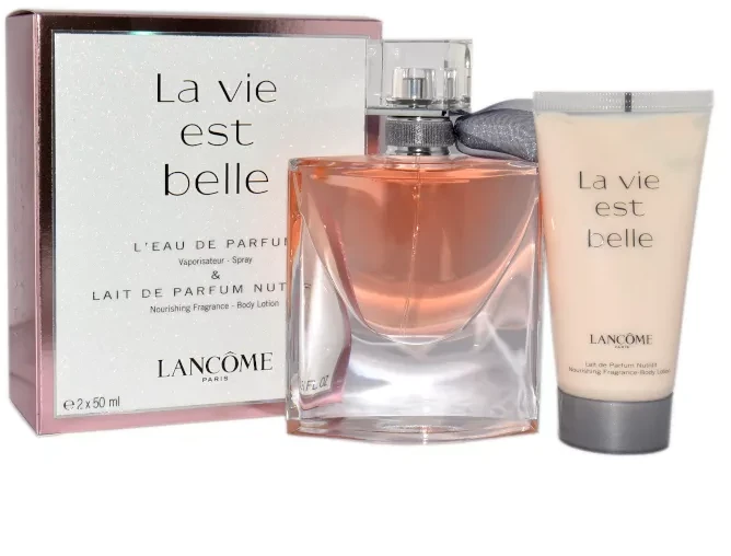 Kvepalų rinkinys moterims Lancome La Vie Est Belle (EDP, 50 ml + kūno losjonas, 50 ml)