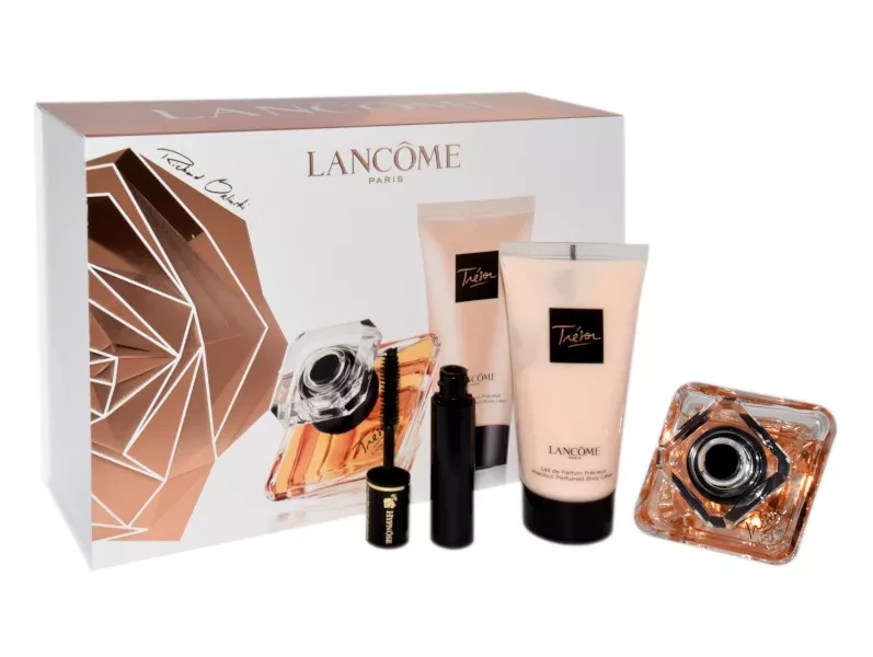 LANCOME RINKINYS (TRESOR EDP/S 30ML + TRESOR KŪNO LOSJONAS 50ML + TUŠAS „HYPNOSE“ 2ML)