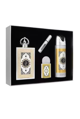 Set Lattafa King Of Arabia EDP 100ml + EDP 20ml + Dezodorantas 200ml