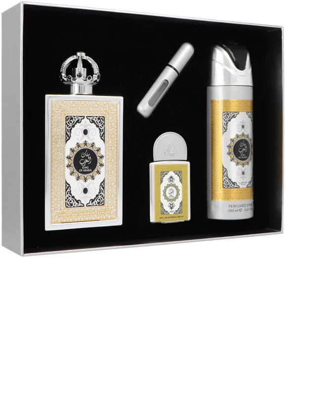 Set Lattafa King Of Arabia EDP 100ml + EDP 20ml + Dezodorantas 200ml