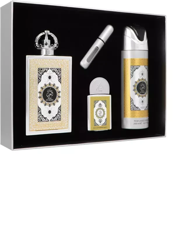 Set Lattafa King Of Arabia EDP 100ml + EDP 20ml + Dezodorantas 200ml