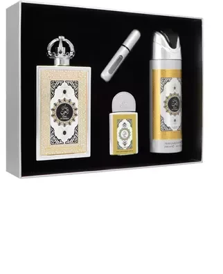 Set Lattafa King Of Arabia EDP 100ml + EDP 20ml + Dezodorantas 200ml