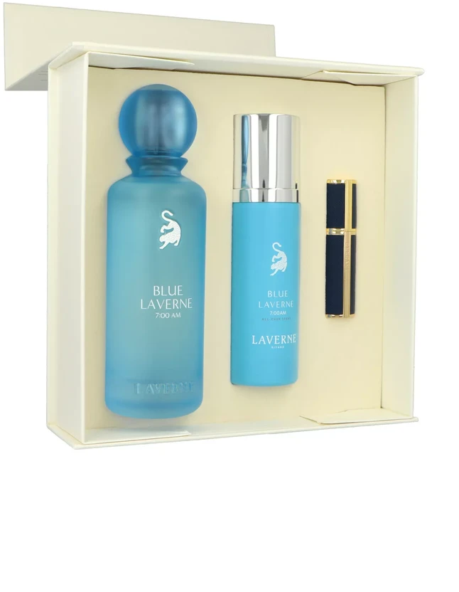 Rinkinys Laverne Mėlyna Laverne 7AM Collection EDP 200ml + Kvepalai visam kūnui 100ml