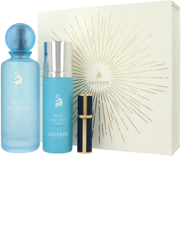 Rinkinys Laverne Mėlyna Laverne 7AM Collection EDP 200ml + Kvepalai visam kūnui 100ml