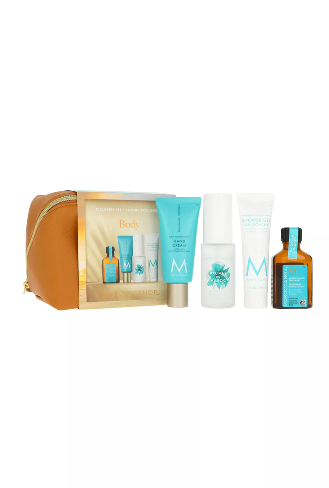 Moroccanoil Body Travel Set kelioninis plaukų ir kūno priežiūros priemonių rinkinys