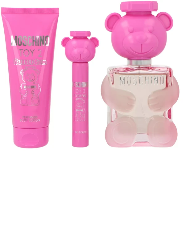 Kvepalų rinkinys moterims Moschino Toy 2 Bubble Gum (EDT, 100 ml + kūno losjonas, 100 ml + EDT, 10 ml)