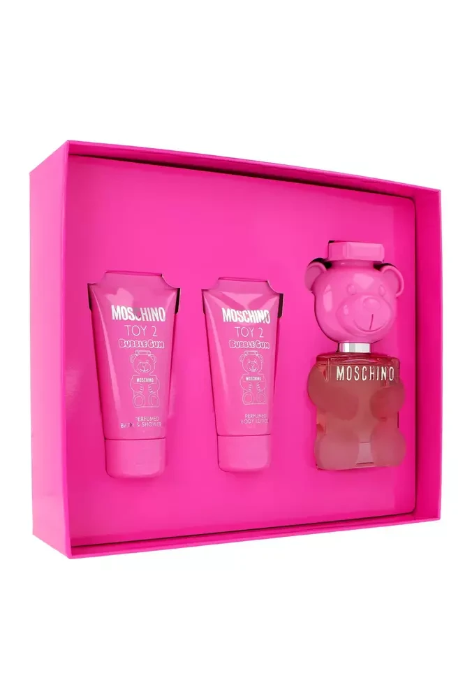 Dovanų rinkinys moterims Moschino Toy 2 Bubble Gum (EDT, 50 ml + dušo želė, 50 ml + kūno losjonas, 50 ml)