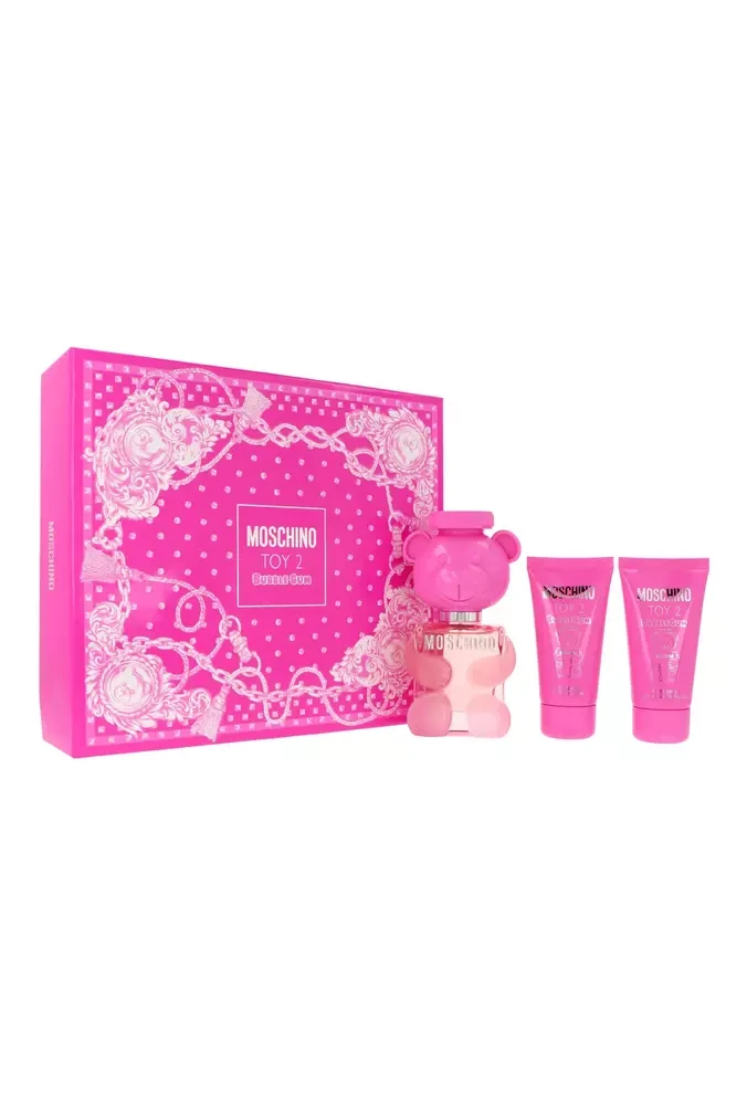 Dovanų rinkinys moterims Moschino Toy 2 Bubble Gum (EDT, 50 ml + dušo želė, 50 ml + kūno losjonas, 50 ml)
