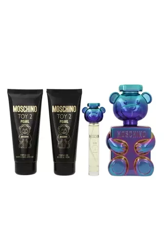 Unisex dovanų rinkinys Moschino Toy 2 Pearl, EDP 100 ml + kūno losjonas 100 ml + dušo želė 100 ml + EDP 10 ml