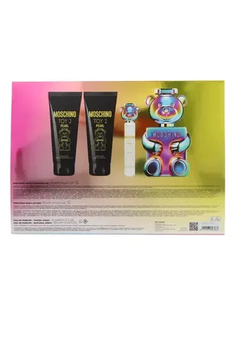 Unisex dovanų rinkinys Moschino Toy 2 Pearl, EDP 100 ml + kūno losjonas 100 ml + dušo želė 100 ml + EDP 10 ml