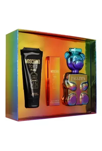 Unisex dovanų rinkinys Moschino Toy 2 Pearl, EDP 100 ml + kūno losjonas 100 ml + EDP 10 ml