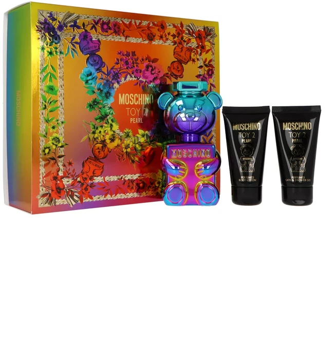 Unisex dovanų rinkinys Moschino Toy 2 Pearl, EDP 50 ml + kūno losjonas 50 ml + dušo želė 50 ml