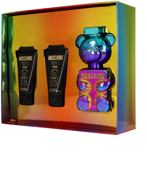 Unisex dovanų rinkinys Moschino Toy 2 Pearl, EDP 50 ml + kūno losjonas 50 ml + dušo želė 50 ml