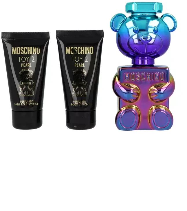 Unisex dovanų rinkinys Moschino Toy 2 Pearl, EDP 50 ml + kūno losjonas 50 ml + dušo želė 50 ml