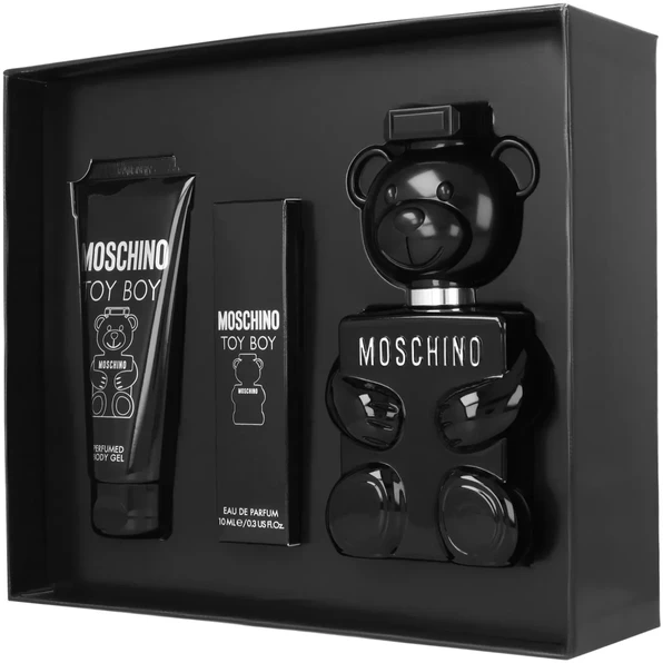 Kvepalų rinkinys vyrams Moschino Toy Boy (EDP, 100 ml + dušo želė, 100 ml + EDP, 10 ml)