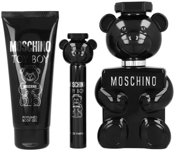 Kvepalų rinkinys vyrams Moschino Toy Boy (EDP, 100 ml + dušo želė, 100 ml + EDP, 10 ml)