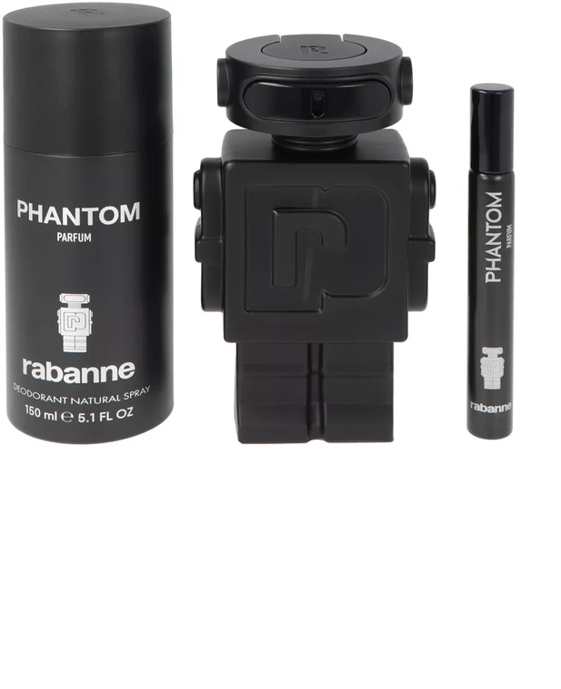 Paco Rabanne Rabanne Phantom parfuminis vanduo purškiklis, 100 ml rinkinys 3 vnt.