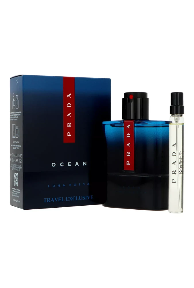 Set Prada: Luna Rossa Ocean Eau De Toilette For Men, 100 ml + Luna Rossa Ocean Eau De Toilette For Men, 10 ml
