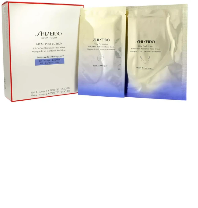 Shiseido Vital Perfection Liftdefine Radiance veido kaukė 1 vnt