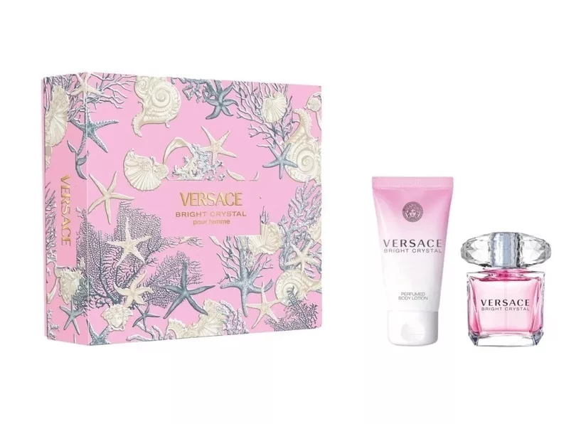 Kvepalų rinkinys moterims Versace Bright Crystal (EDT, 30 ml + kūno losjonas, 50 ml)