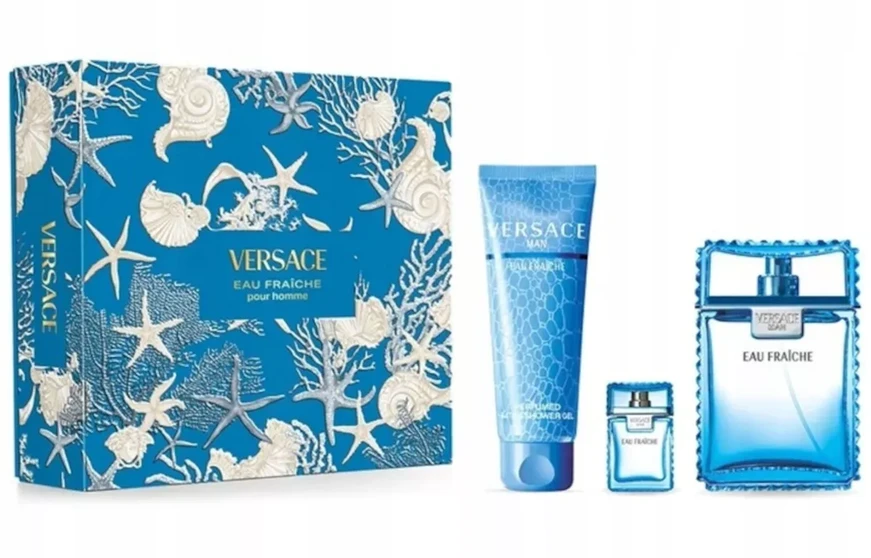 Set Versace Eau Fraiche EDT 100ml + Dušo želė 150ml + EDT 5ml