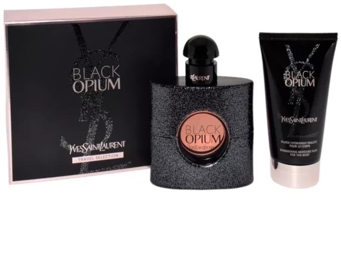 Yves Saint Laurent YSL Juodas Opium rinkinys moterims, 100 ml