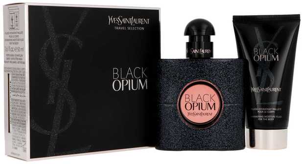 Yves Saint Laurent YSL Juodas Opium rinkinys moterims, 100 ml