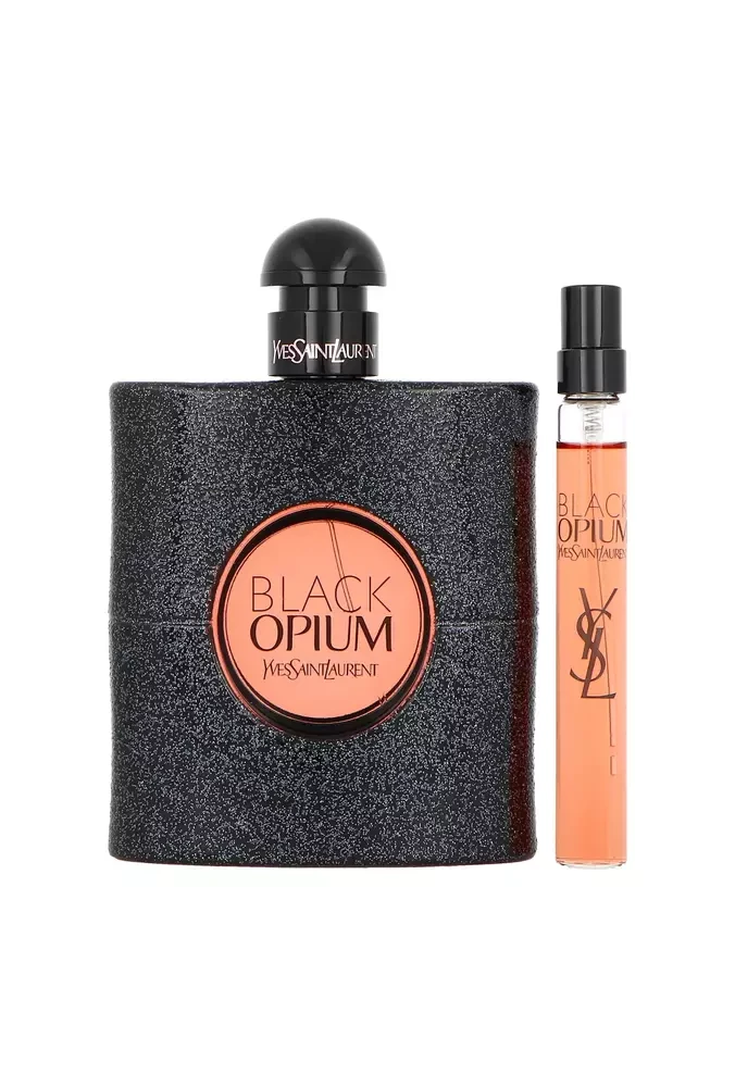 Yves Saint Laurent Juodas Opium Set rinkinys moterims (EDP, 90 ml + EDP, 10 ml)