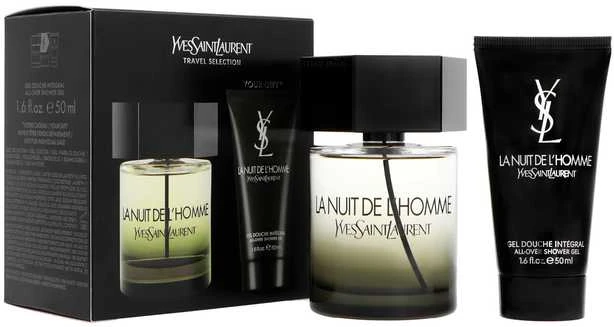 Yves Saint Laurent La Nuit De L'Homme rinkinys vyrams (100 ml EDT + 50 ml dušo gelis)