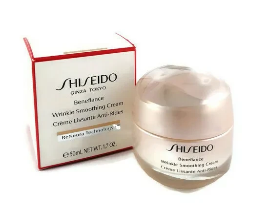 Shiseido Benefiance Wrinkle Smoothing Cream veido kremas nuo raukšlių, 50 ml