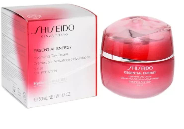 Shiseido Essential Energy Hydrating Day Kreminis SPF 20 dieninis veido kremas, 50 ml