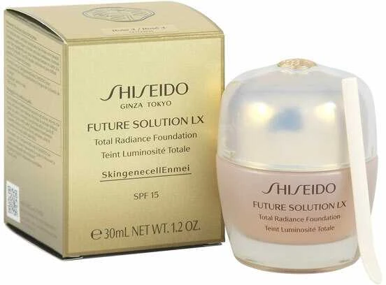 „Shiseido Future Solution LX Radiance“ skystas makiažo pagrindas, SPF 15, 30 ml