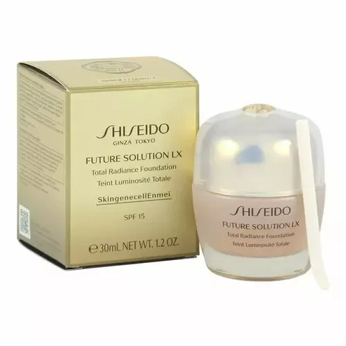 Shiseido Future Solution LX Total Radiance Foundation jauninamasis makiažo pagrindas SPF 15, atspalvis: Neutral 3, 30 ml