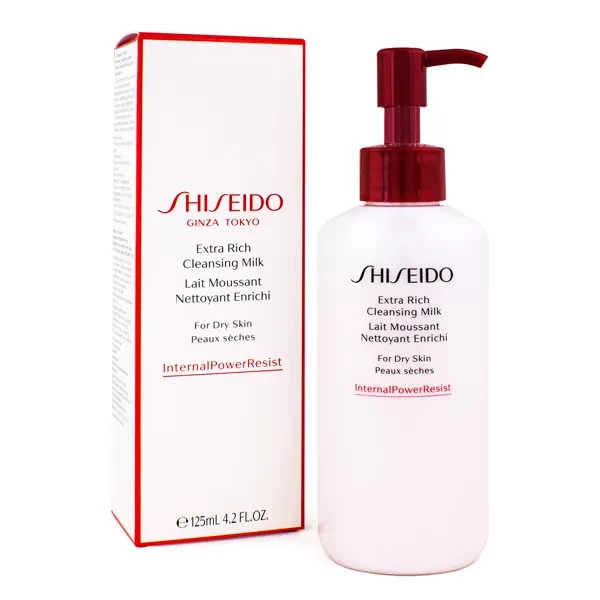 Shiseido Extra Rich Cleansing Milk valomasis pienelis sausai odai, 125 ml