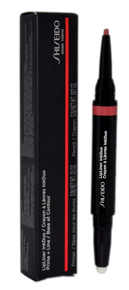 Shiseido Lūpų kontūro pieštukas InkDuo, 1,1 g, Spalva: 04 Rosewood