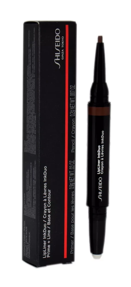 Shiseido Lūpų kontūro pieštukas InkDuo, 1,1 g, Spalva: 12 Espresso