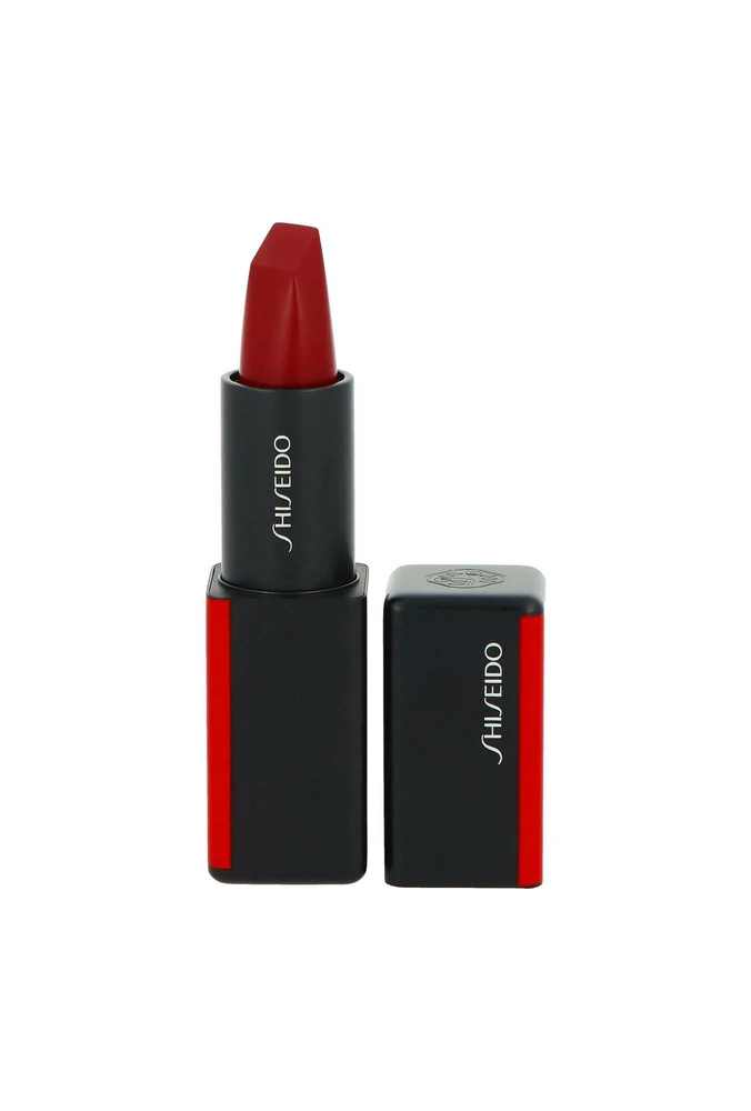 Shiseido ModernMatte Powder matiniai lūpų dažai, 4g, Spalva: 516 Exotic Red