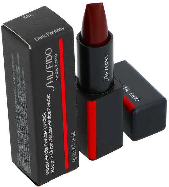 Shiseido ModernMatte Powder matiniai lūpų dažai, 4g, Spalva: 524 Dark Fantasy