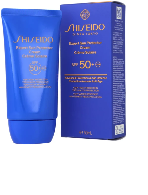 Shiseido Expert Sun Protector Face Kreminis SPF 50+ apsauginis kremas nuo saulės veidui, 50 ml