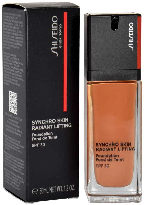 „Shiseido Synchro Skin Radiant Lifting“ skystas makiažo pagrindas, SPF 30, 30 ml