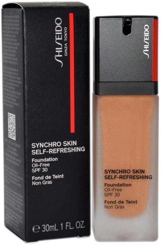„Shiseido Synchro Skin“ gaivinantis skystas makiažo pagrindas be aliejaus 430 Cedar SPF 30, 30 ml